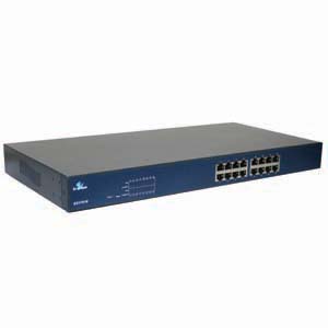 EtherWAN 16Port 10/100 Web-Smart PoE Switch