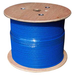 1000Ft Cat.6 23AWG Solid Wire Shielded (FTP) Blue