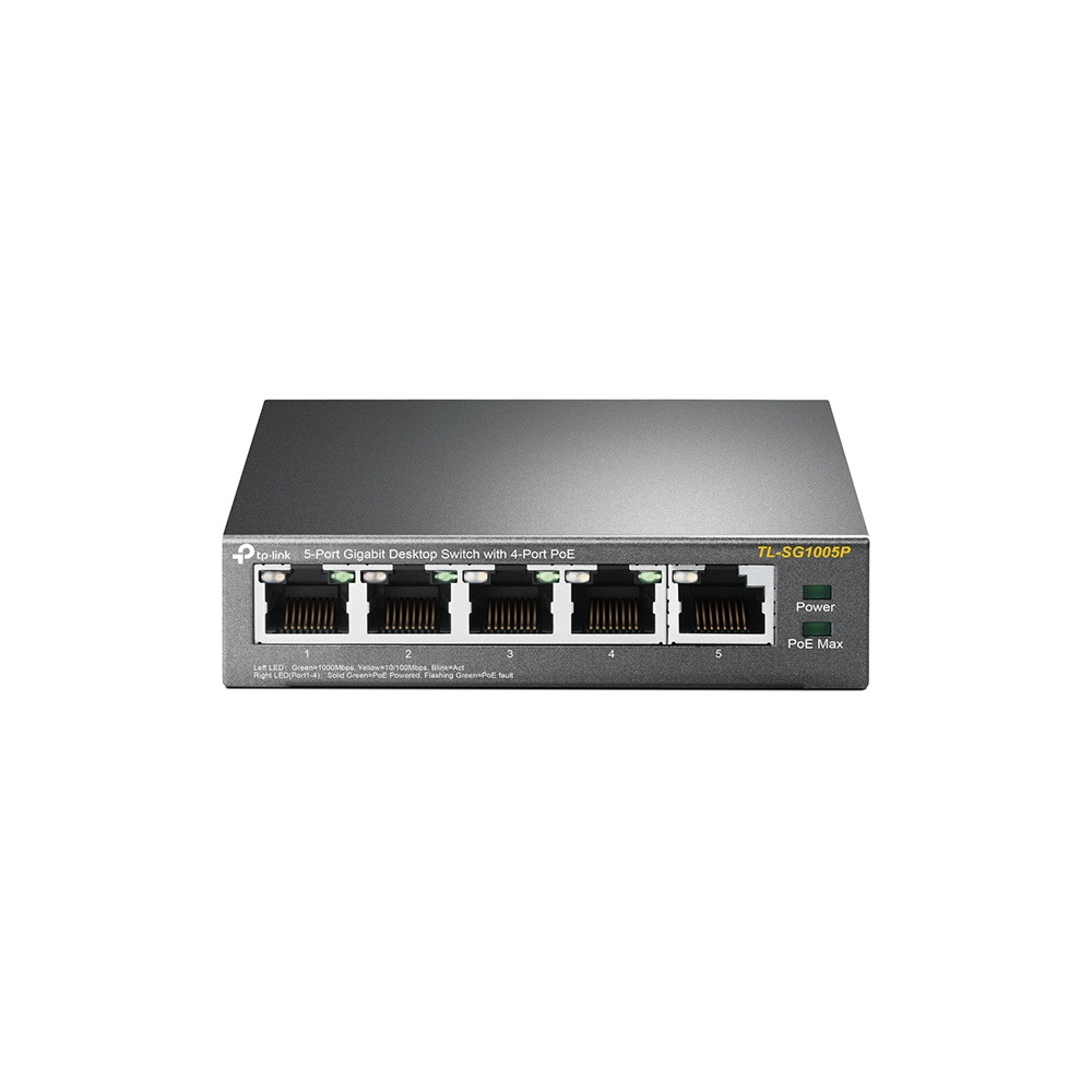 5 Port Gigabit Desktop Switch With 4 Port Poe Tl Sg1005p Bestlink Netware