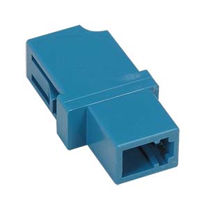 LC/UPC Singlemode Simplex Fiber Optic Coupler without Flange, Blue