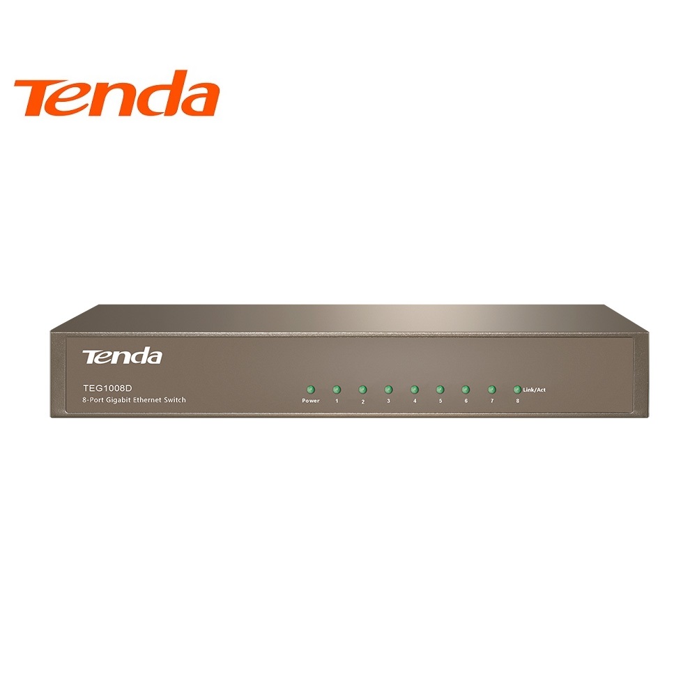 8-Port Gigabit Desktop Switch Tenda (TEG1008D)