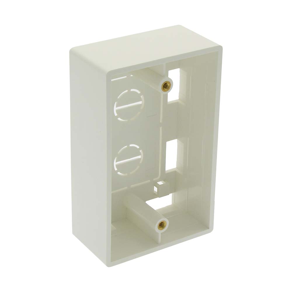 Surfacemount Box for Wall Plate White