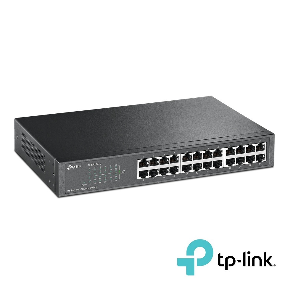 24Port 10/100Mbps Desktop Switch (TP-Link SF1024D)