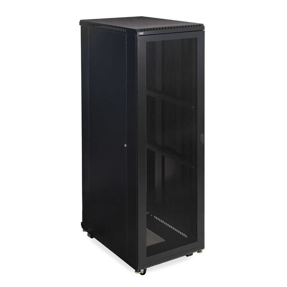 42U Server Cabinet - Vented/Vented Doors - 36" Depth