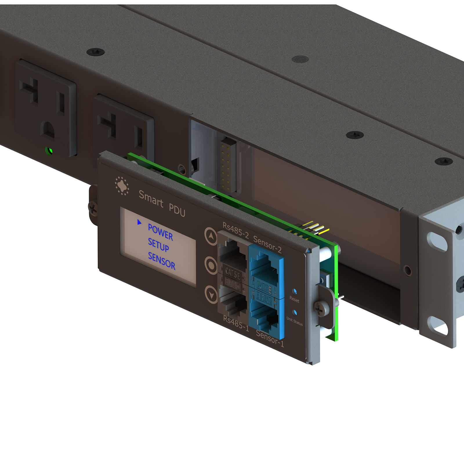 Rackmount Remote Power Control with 8–15A Outlets