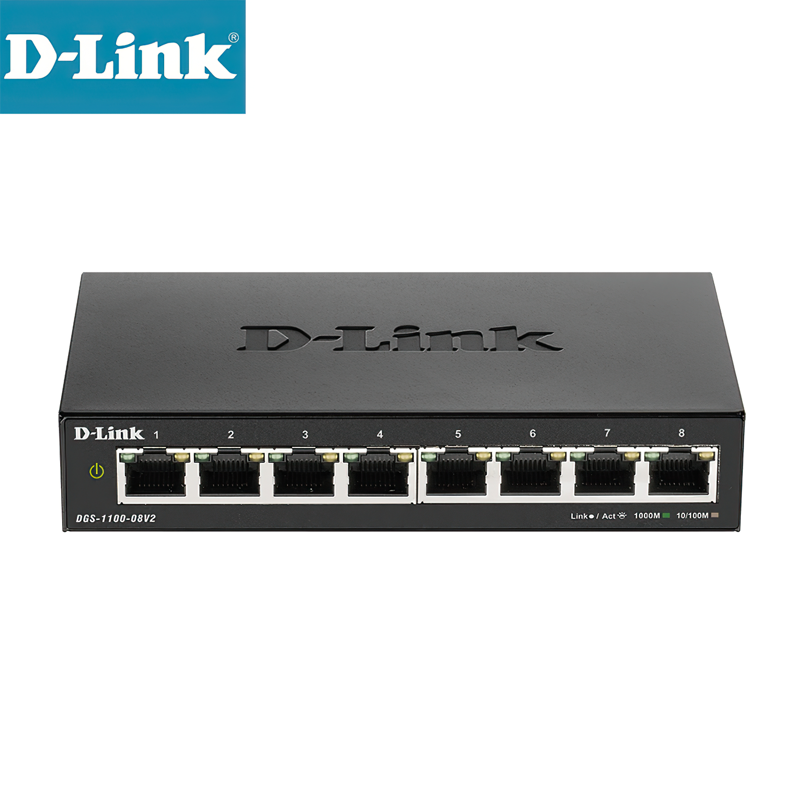 8-Port Gigabit Smart Managed Switch D-Link DGS-1100-08V2