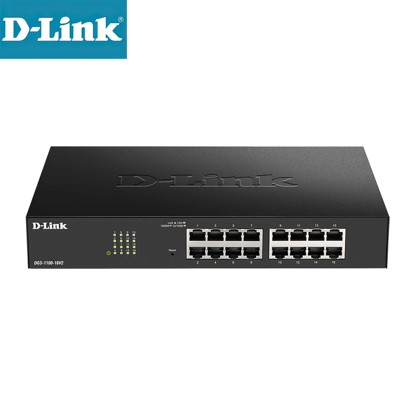 16-Port Gigabit Smart Managed Switch D-Link DGS-1100-16V2