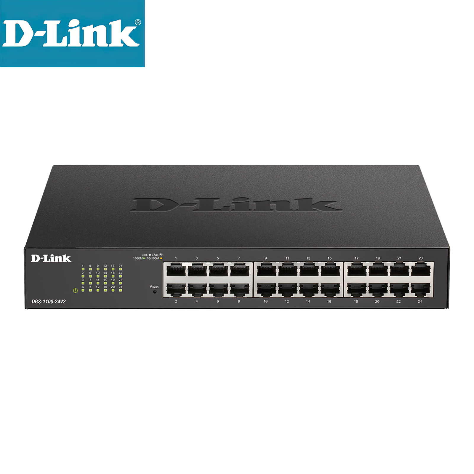 24-Port Gigabit Smart Managed Switch D-Link DGS-1100-24V2