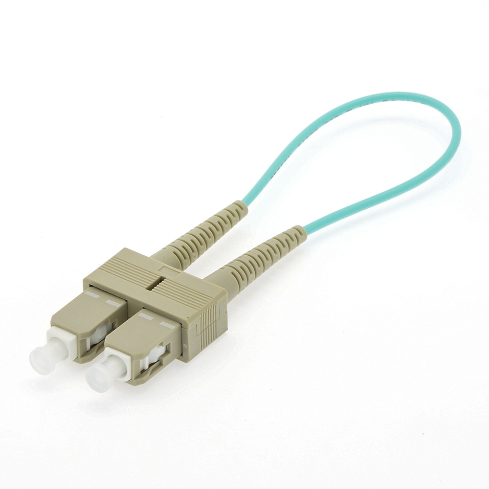 SC Multimode OM3 50/125 Fiber Optic Loopback Cable