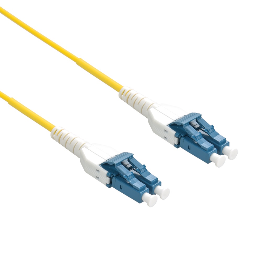 2m Uniboot LC/UPC-LC/UPC Singlemode Duplex Fiber Optic Patch Cable Standard
