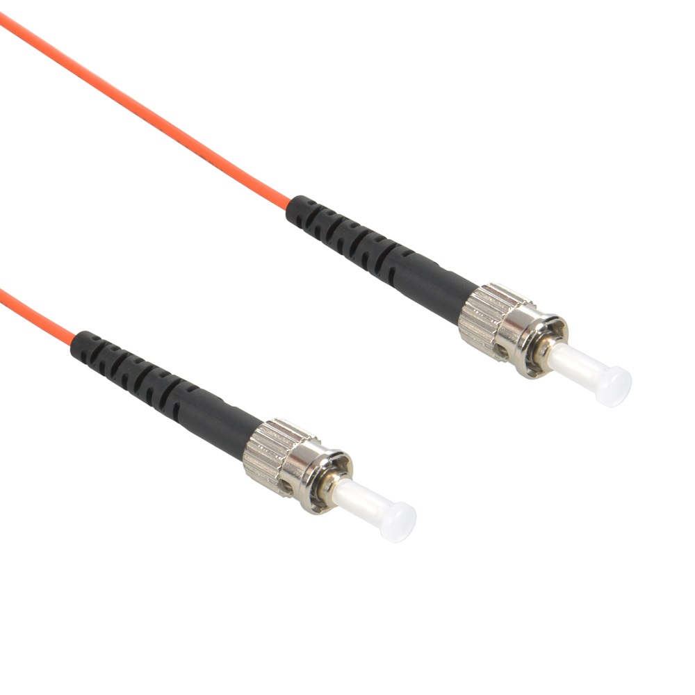 1m ST/UPC-ST/UPC OM1 Multimode Simplex LSZH 2.0mm Fiber Optic Patch Cable