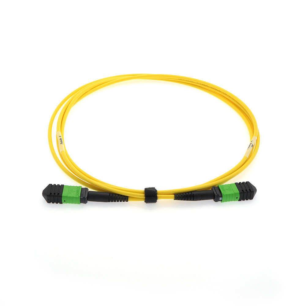 10m Senko MPO/APC F/F 12-Fiber Type A Singlemode Fiber Optic Cable