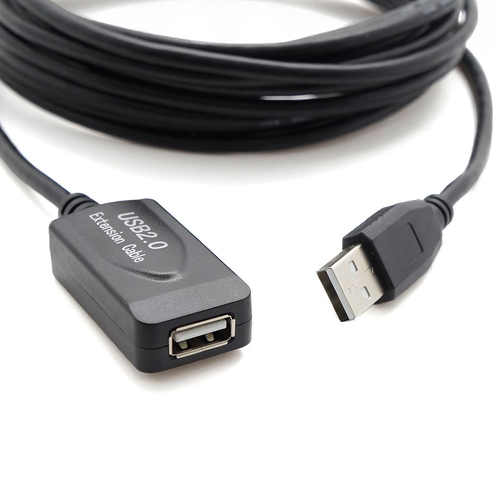 30Ft USB2.0 Active Extension/Repeater A-Male/A-Female