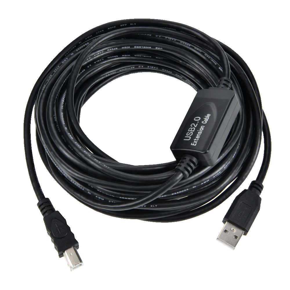 30Ft USB2.0 Active Extension/Repeater A-Male/B-Male