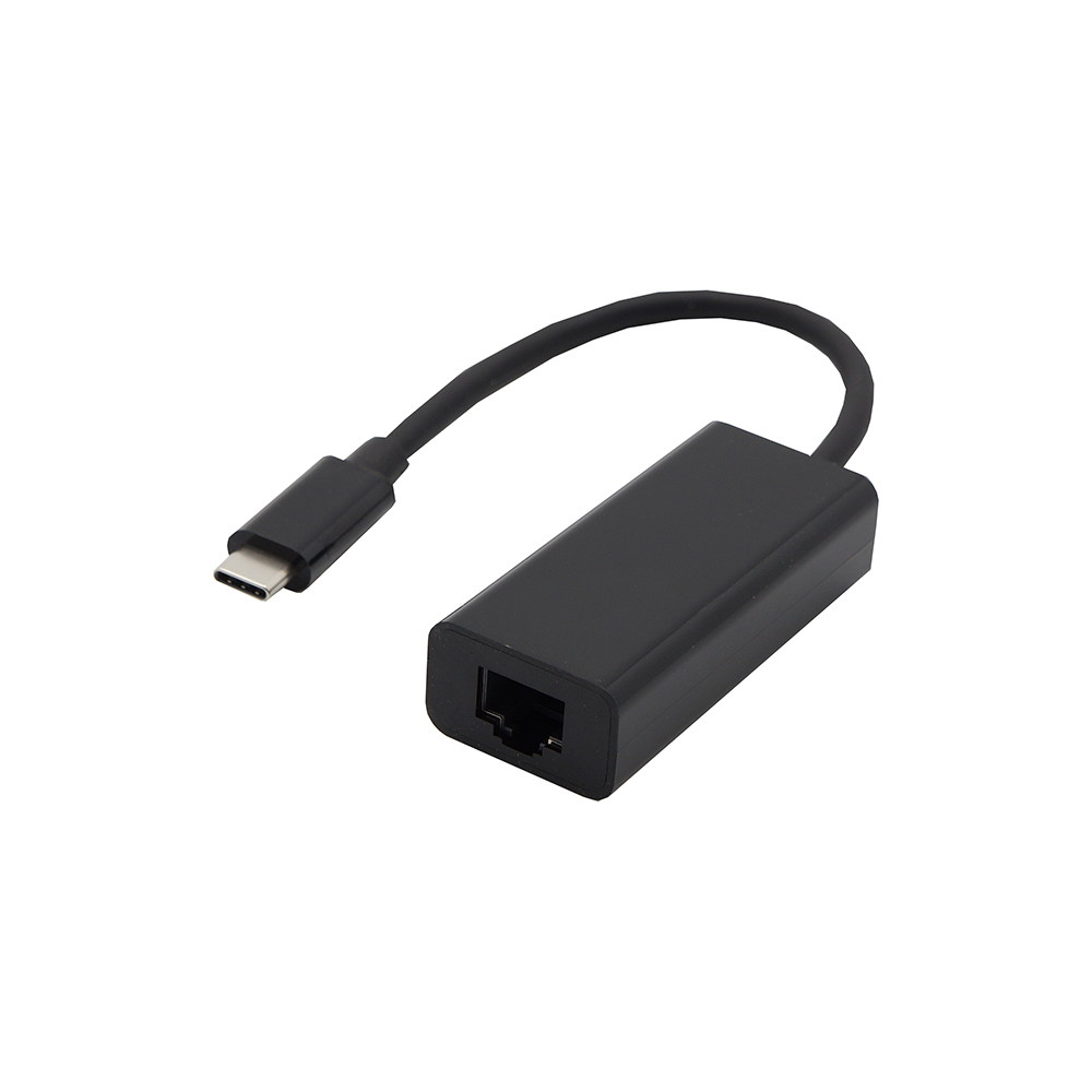 USB Type-C Gigabit (10/100/1000Mbps) Ethernet Adapter Black Color
