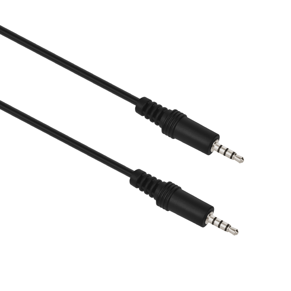 3Ft 3.5mm 4-Pole M/M Stereo TRRS Audio Cable