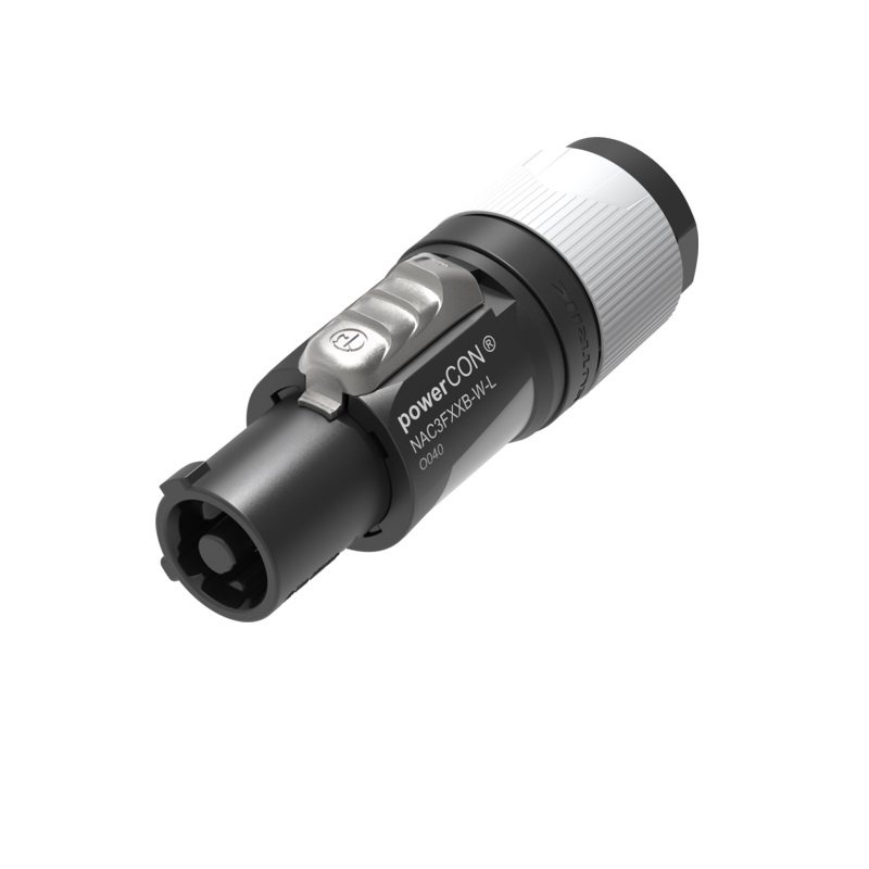 Neutrik Professional PowerCON "OUT" Connector Gray NAC3FXXB-W-L  (For 10 - 16 mm cable)