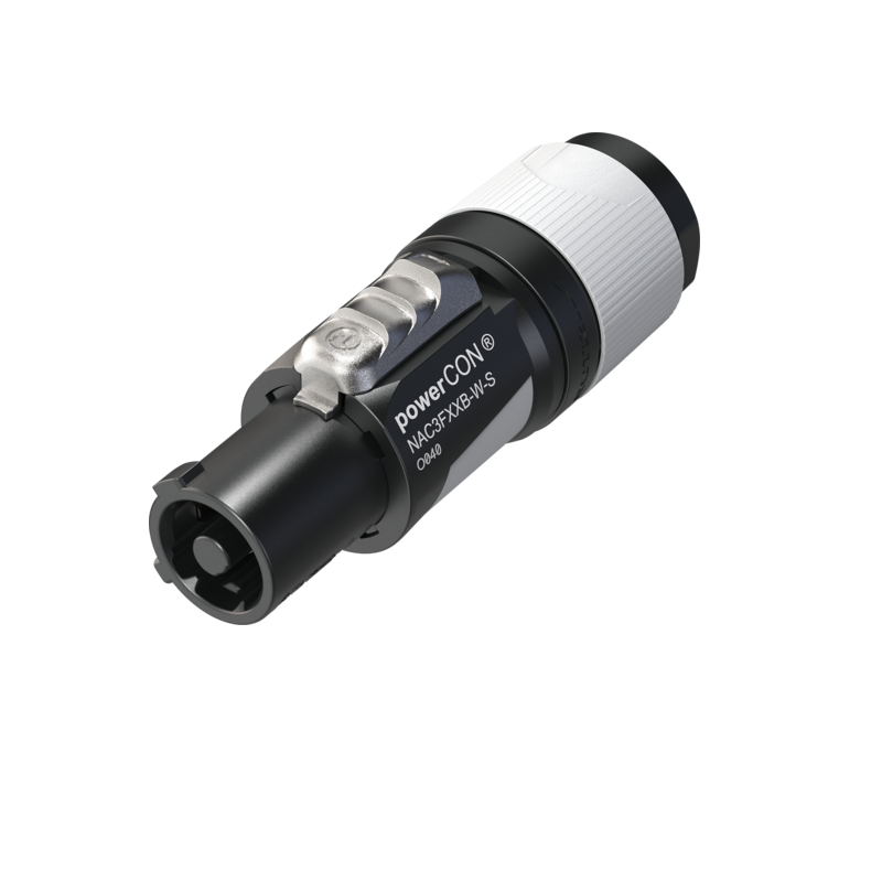 Neutrik Professional PowerCON "OUT" Connector Gray NAC3FXXB-W-S  (For 6 - 12 mm cable)