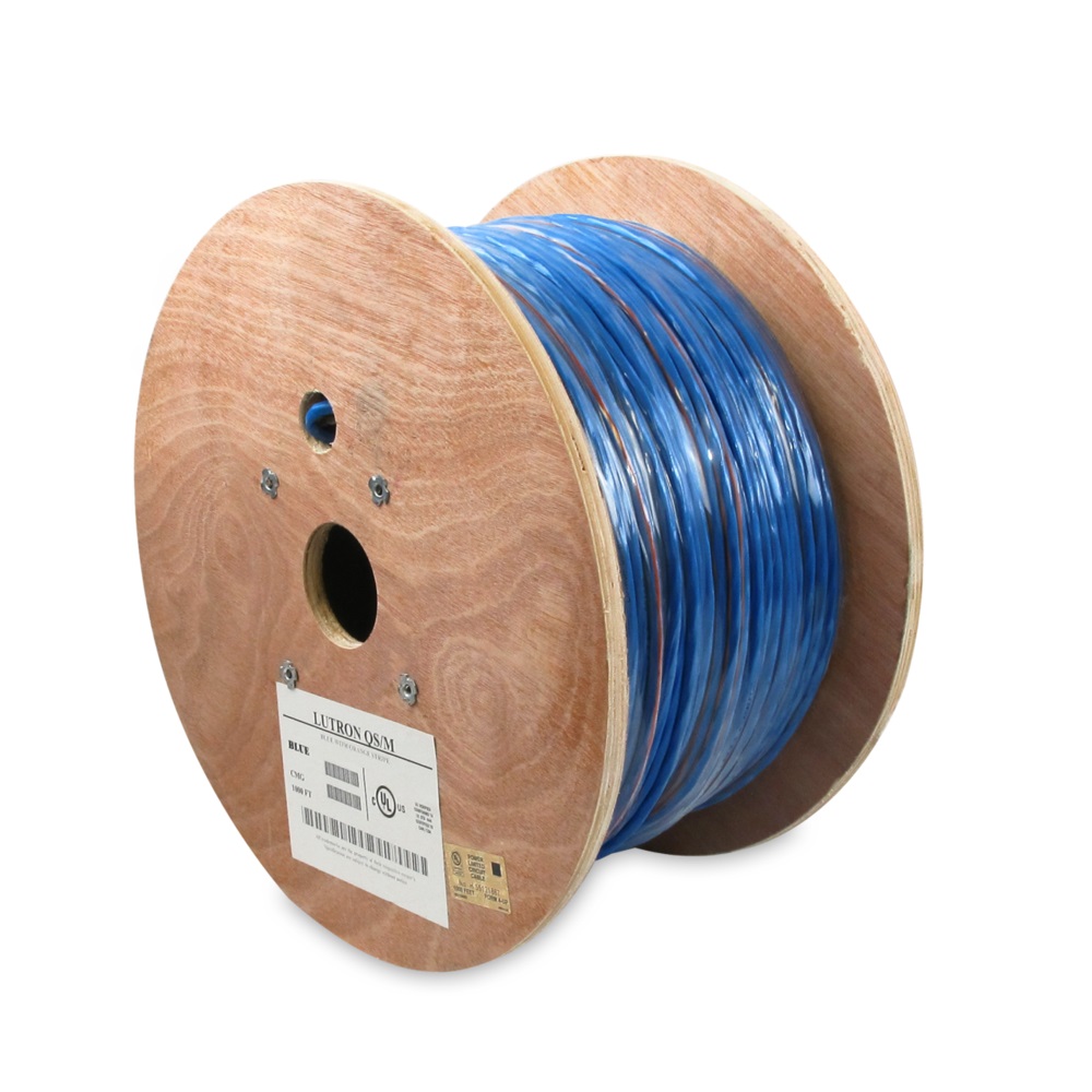 500Ft 1P 22AWG/2C w/ Shield & Drain + 1P 16AWG/2C Lutron Cable QS Series, UL Listed