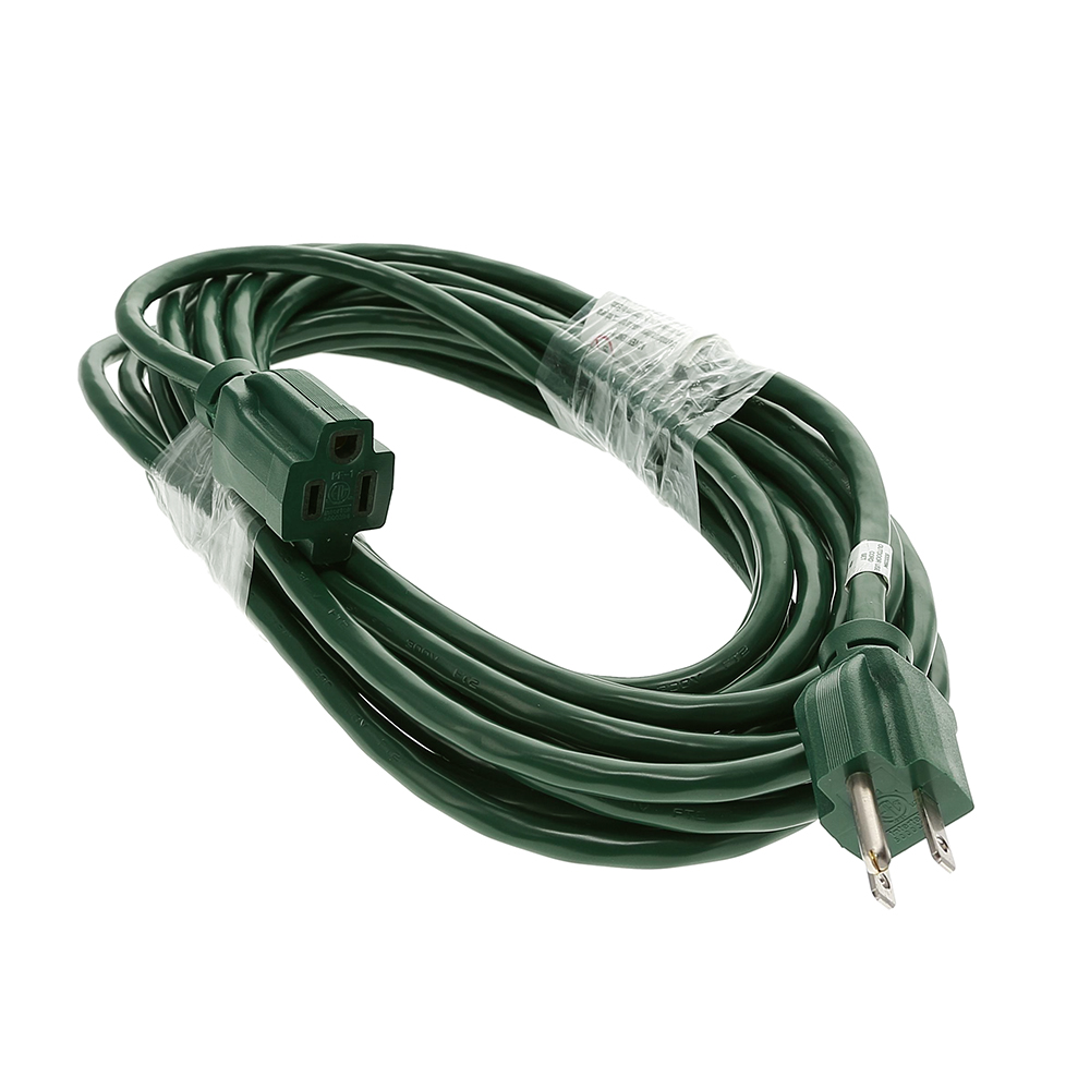 25ft 16/3 SJTW Green  Extension Cord,