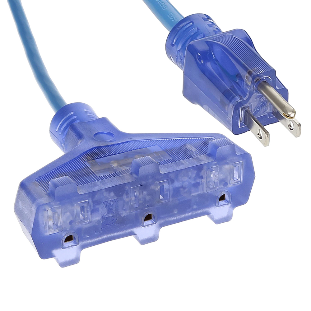 2Ft Cat.8 U/FTP Slim Ethernet Network Cable Blue 30AWG - American