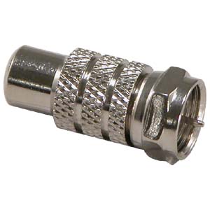 F-Type Male to RCA Jack Adapter