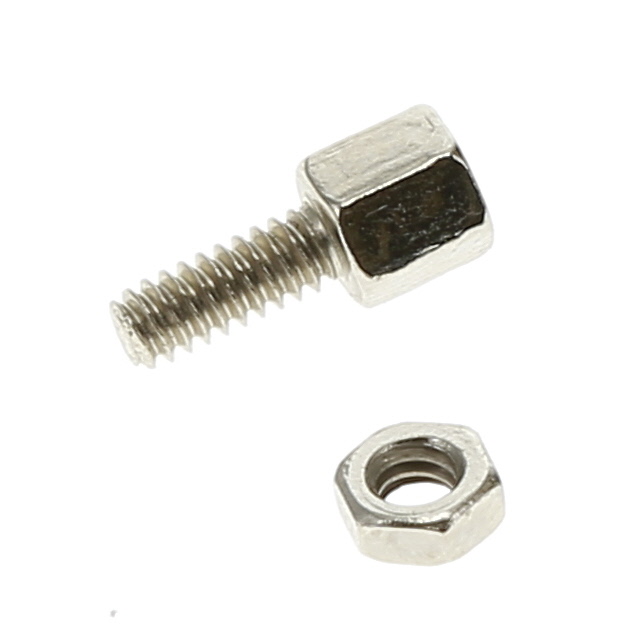 D-Sub Hex Head Screw with Nut 4-40UNC, 100pcs/Bag