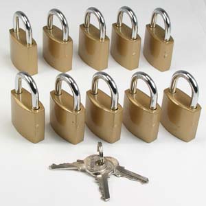 Padlock for Lockable Series, 10Pack